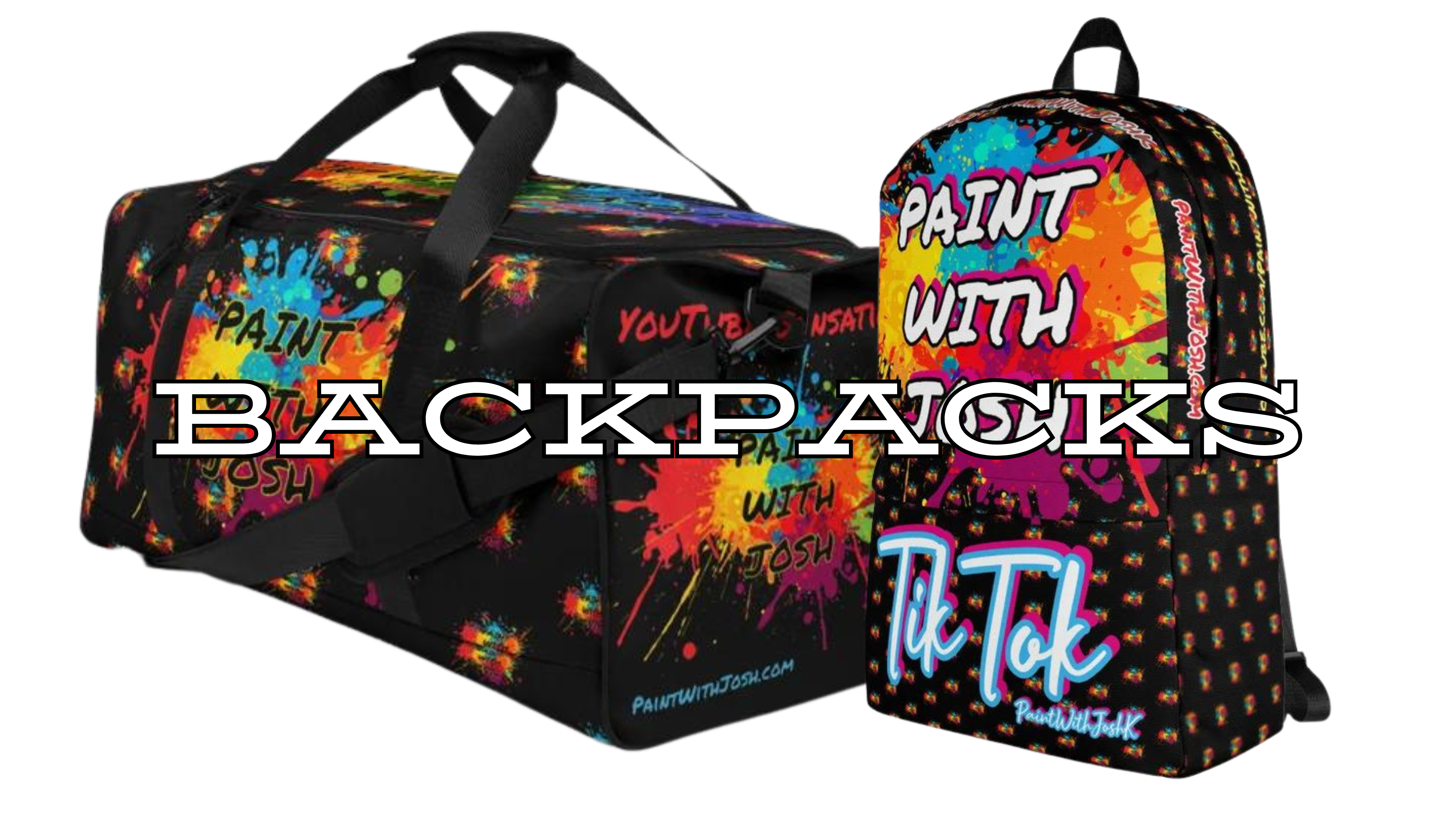 BackPacks & Bags Paint With Josh BackPacks & Bags Paint With Josh