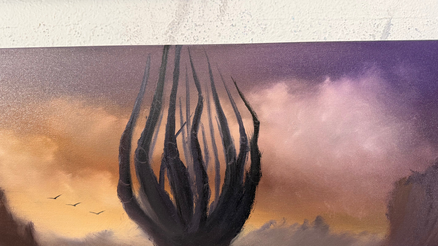 Painting #2221 - 15x30" Pro Series Canvas - The Abyss painted 1-4-26