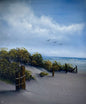 Painting #2435 - 20x24" Canvas - East Coast Seascape painted 5-11-26