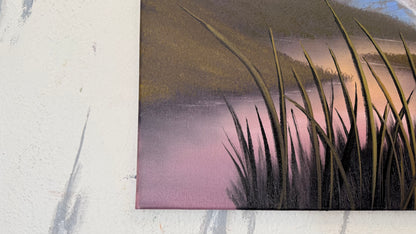 Painting #2357 - 16x20" Canvas - Mountain River Landscape painted 3-26-26