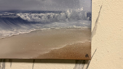 Painting #2186 - 16x20" Canvas - Day Time Seascape painted 12-13-25