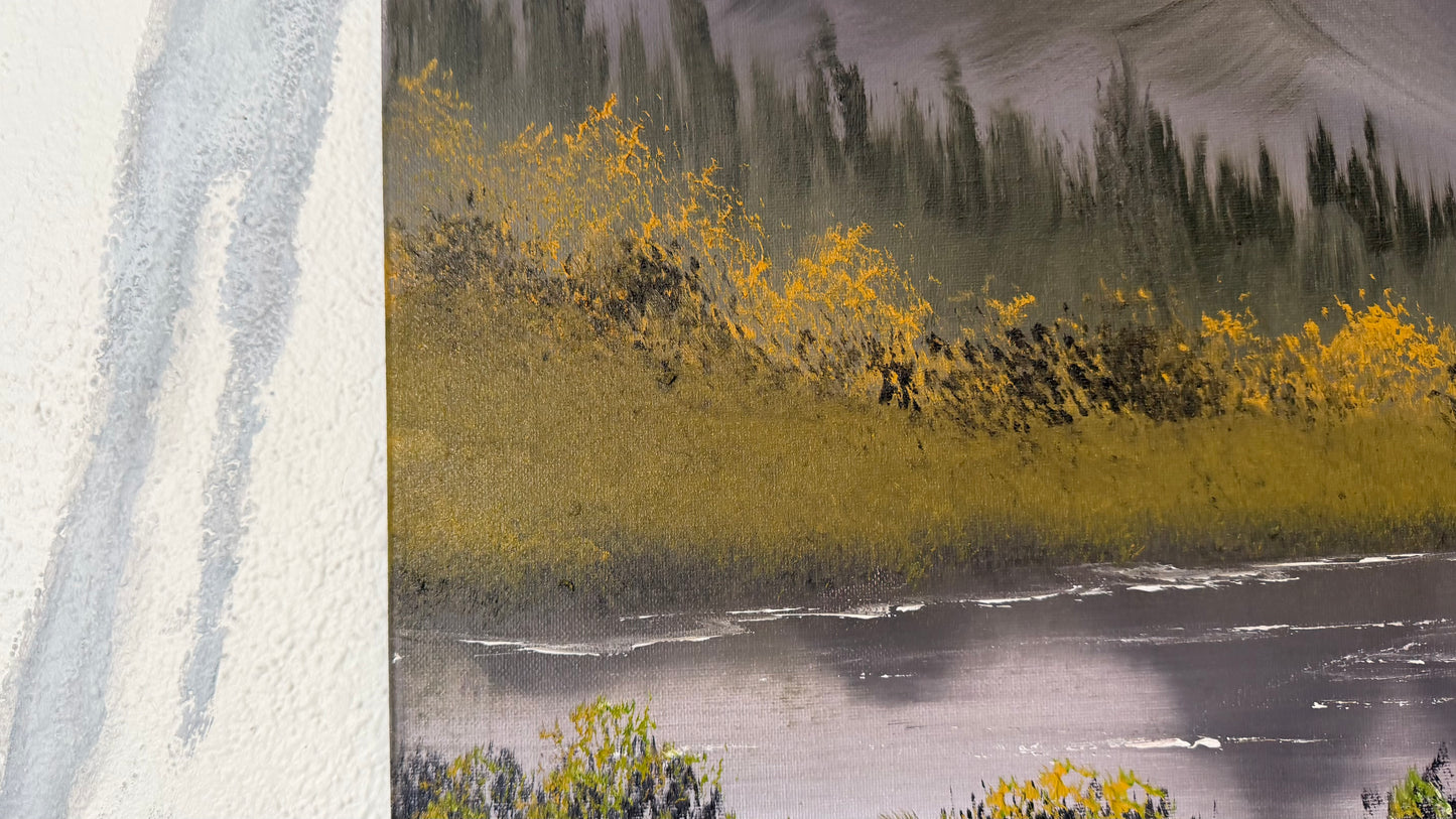 Painting #2474 - 16x20" Canvas - Teton River Path painted 6-2-26