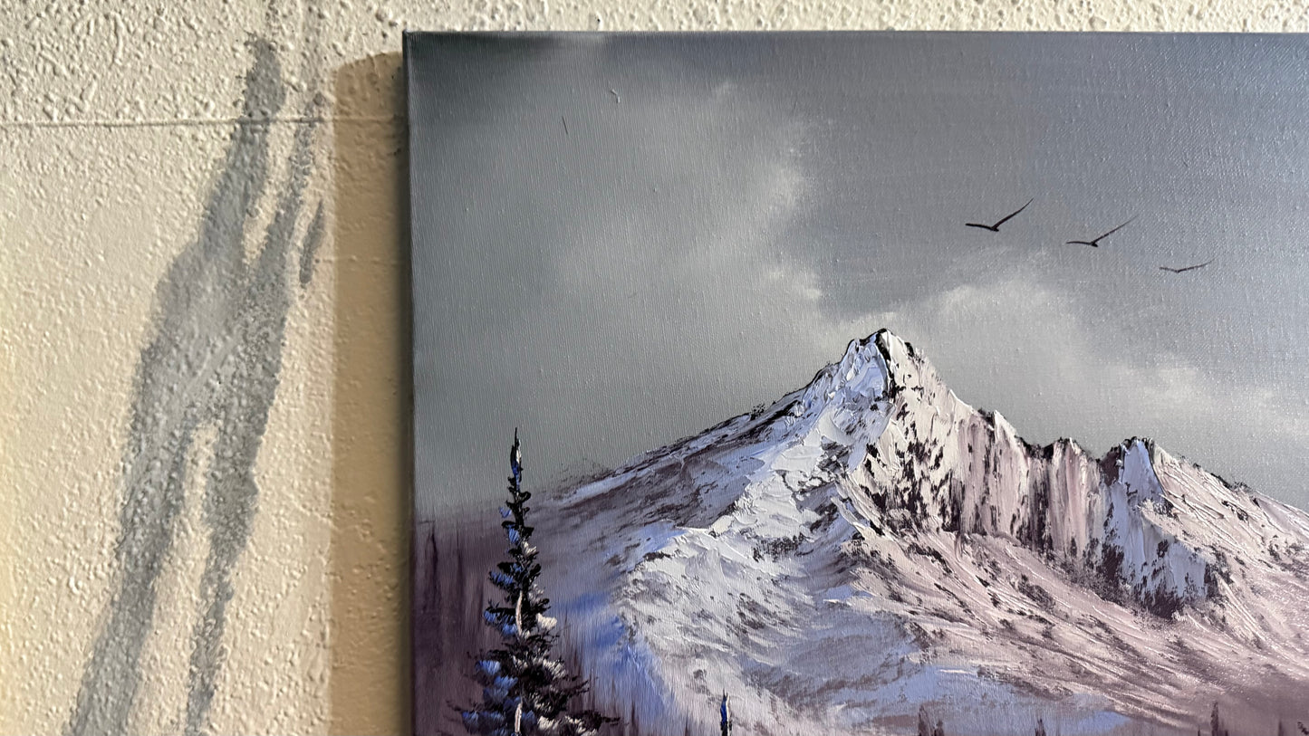Painting #2407 - 18x24" Canvas - The Road Not Taken Landscape painted 4-23-26