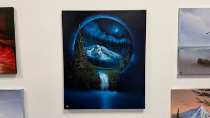 Painting #2517 - 20x24" Canvas - Portal Landscape painted 7-17-26