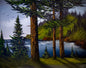 Painting #2455 - 16x20" Canvas - Lighthouse Keepers Trail painted 5-23-26
