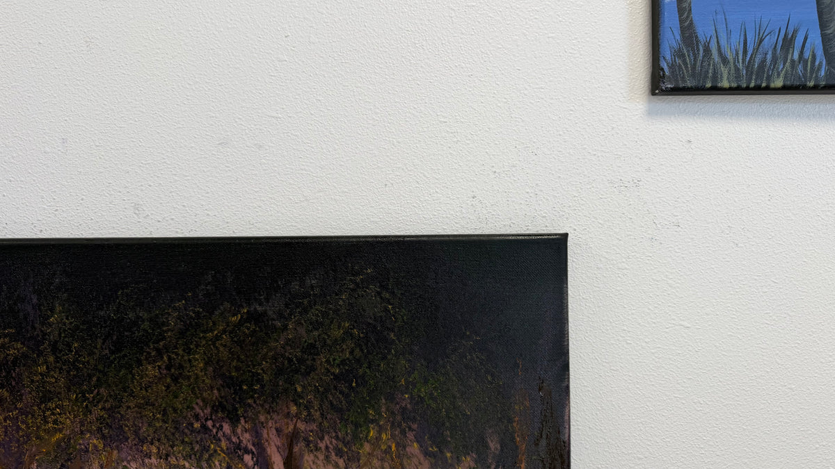 Painting #2660 - 16x20" Canvas - Forest Landscape painted 10-23-26