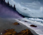 Painting #2070 - 16x20" Canvas - Heceta Beach Seascape painted 9-22-25