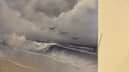 Painting #2126- 18x24" Canvas - Seascape painted 10-27-25