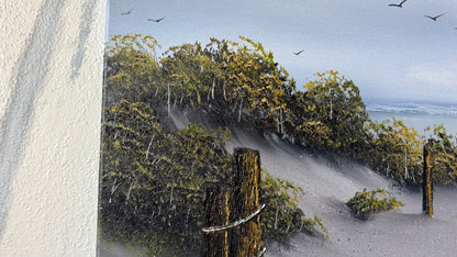 Painting #2435 - 20x24" Canvas - East Coast Seascape painted 5-11-26
