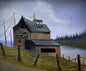 Painting #2418 - 20x24" Canvas - Boat & Bait Seascape painted 4-29-26