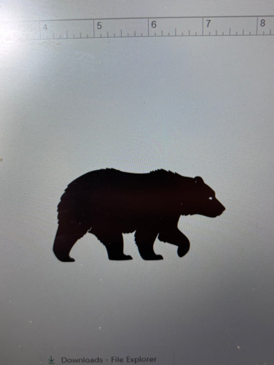 Decal - Bear - Removable Adhesive Sticker