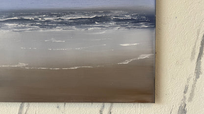 Painting #2116 - 18x24" Canvas - Stormy Seascape painted 10-25-25