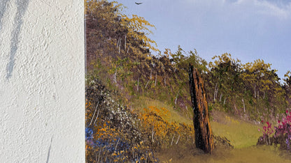 Painting #2447 - 16x20" Canvas - Fence Post painted 5-19-26
