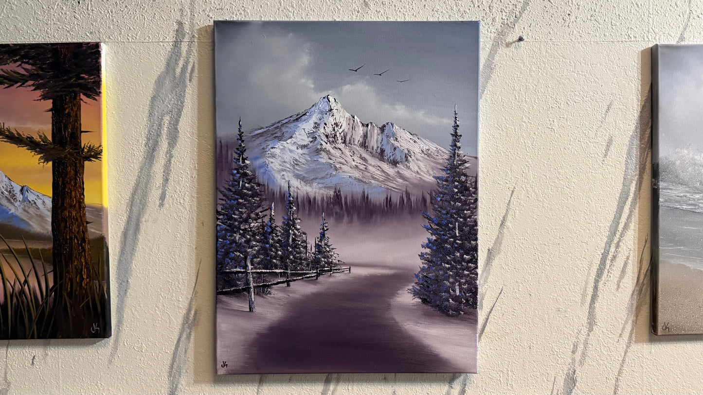Painting #2407 - 18x24" Canvas - The Road Not Taken Landscape painted 4-23-26