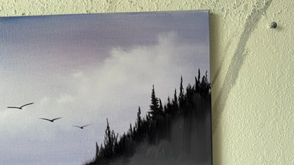Painting #2465 - 16x20" Canvas - Oregon Coast painted 5-29-26