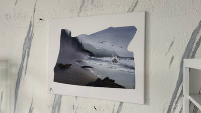 Painting #2098 - 16x20" Canvas - Oregon Coast Inside Oregon painted 10-12-25