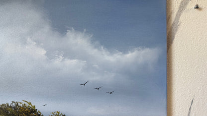Painting #2435 - 20x24" Canvas - East Coast Seascape painted 5-11-26