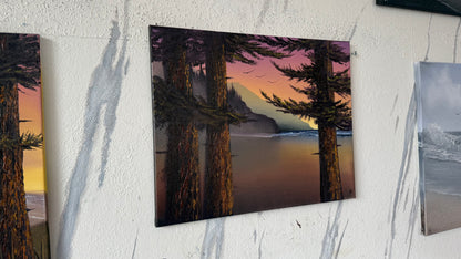 Painting #2400 - 16x20" Canvas - Oregon Coast Seascape painted 4-19-26