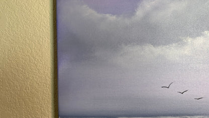 Painting #2508 - 18x24" Canvas - Pacific Northwest Seascape painted 7-9-26