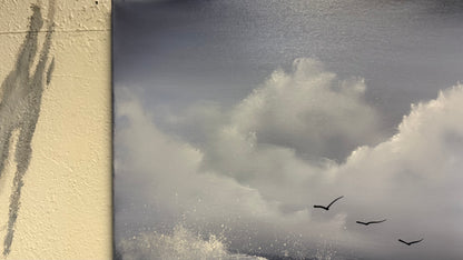 Painting #2126- 18x24" Canvas - Seascape painted 10-27-25