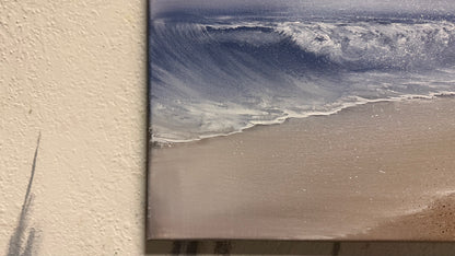 Painting #2186 - 16x20" Canvas - Day Time Seascape painted 12-13-25