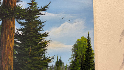 Painting #2382 - Acrylic Landscape painted 4-10-26
