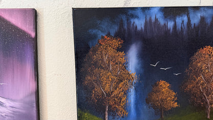 Painting #2347 - 16x20" Canvas - Orchard Falls 3 painted 3-21-26