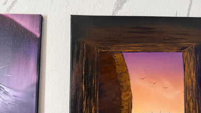 Painting #2367 - 16x20" Canvas - Easter Tomb painted 4-2-26