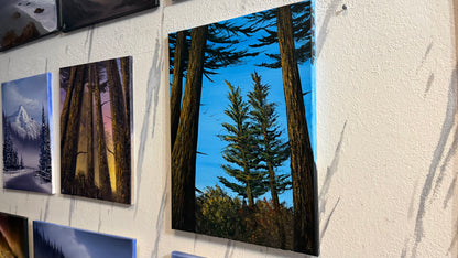 Painting #2307 - 18x24" Canvas - Acrylic Forest painted 2-26-26