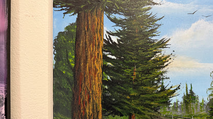 Painting #2382 - Acrylic Landscape painted 4-10-26