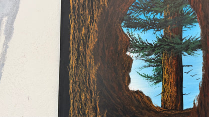 Painting #2376 - Nature's Window 2 painted 4-6-26
