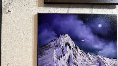 Painting #2439 - 16x20" Canvas - Mountain Landscape painted 5-15-26