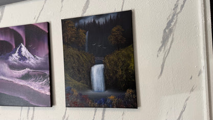 Painting #2342 - 16x20" Canvas - Multnomah Falls painted 3-19-26