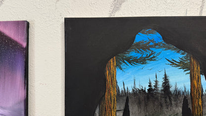 Painting #2381 - Bigfoot Landscape painted 4-10-26