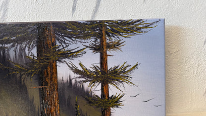 Painting #2410 - 16x20" Canvas - Lighthouse Keeper's Trail painted 4-25-26