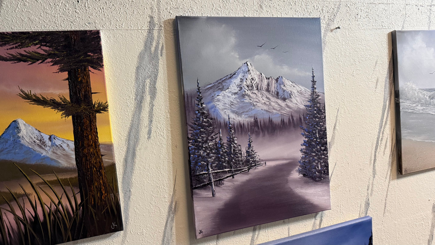 Painting #2407 - 18x24" Canvas - The Road Not Taken Landscape painted 4-23-26