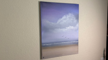 Painting #2508 - 18x24" Canvas - Pacific Northwest Seascape painted 7-9-26