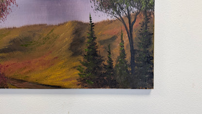 Painting #2618 - 16x20" Canvas - Autumn Landscape painted 9-25-26