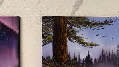 Painting #2383 - Forest River Landscape painted 4-11-26