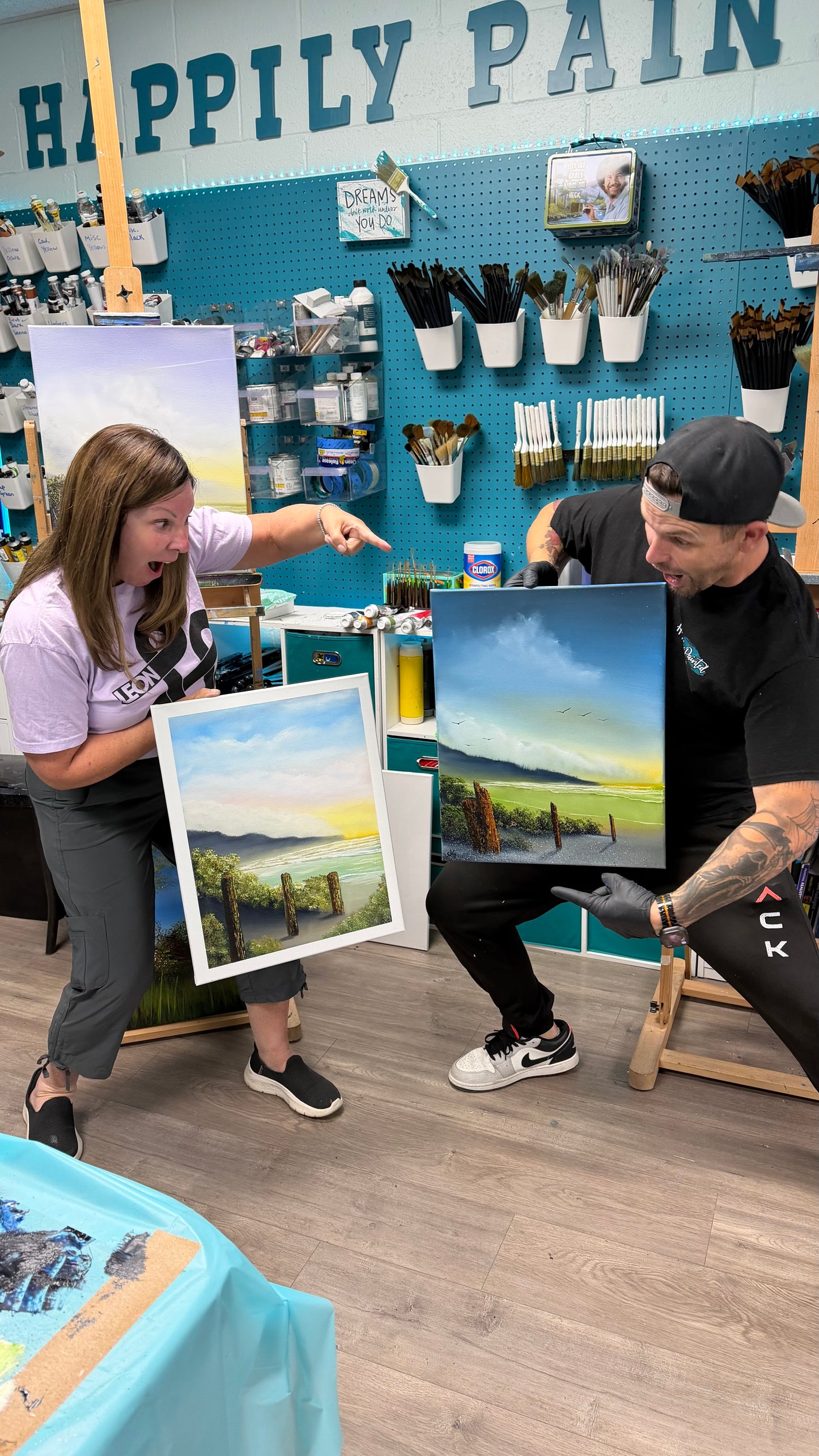 GROUP Painting Class - 6pm - Road to Rainier with PaintWithJosh Friday 7-24-26