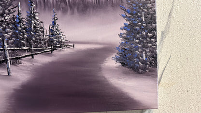Painting #2407 - 18x24" Canvas - The Road Not Taken Landscape painted 4-23-26