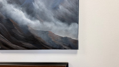 Painting #2572 - 22x28" Canvas - Josh and Dani Mountain Landscape painted on 8-29-26
