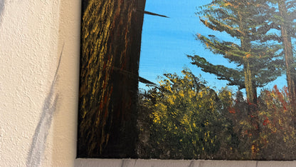 Painting #2307 - 18x24" Canvas - Acrylic Forest painted 2-26-26