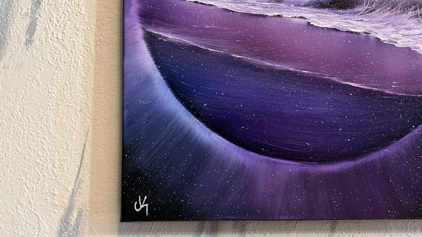 Painting #2254 - 16x20" Canvas - Portal Seascape painted 1-24-26