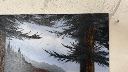 Painting #2363 - 16x20" Canvas - Oregon Coast Seascape painted 3-29-26