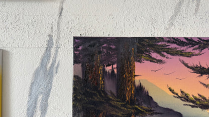 Painting #2400 - 16x20" Canvas - Oregon Coast Seascape painted 4-19-26