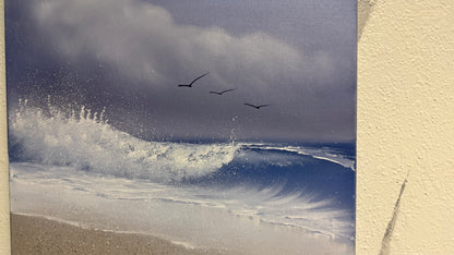 Painting #2207 - 16x20" Canvas - Seascape painted 12-28-25