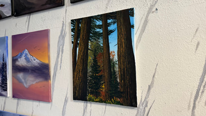 Painting #2304 - 16x20" Canvas - Acrylic Forest painted 2-24-26