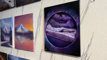 Painting #2254 - 16x20" Canvas - Portal Seascape painted 1-24-26