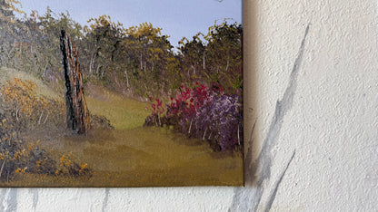 Painting #2447 - 16x20" Canvas - Fence Post painted 5-19-26